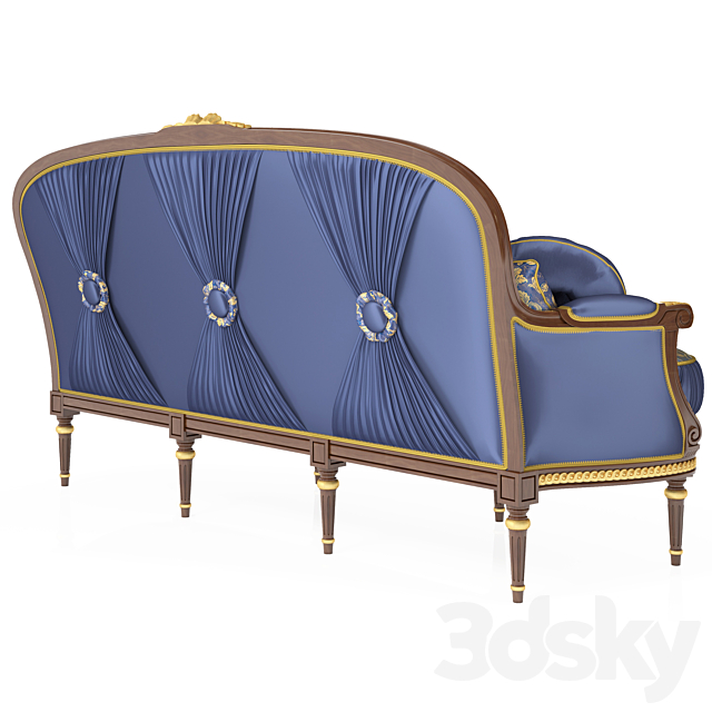 SOFA TÂN CỔ ĐIỂN DÀI PHONG CÁCH HOÀNG GIA